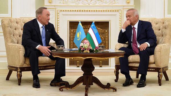 Президенты Нурсултан Назарбаев и Ислам Каримов - Sputnik Узбекистан