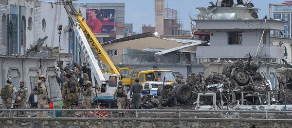 Последствия взрыва в Кабуле Последствия взрыва в Кабуле - Sputnik Узбекистан