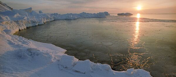 Рассвет в Арктике Рассвет в Арктике - Sputnik Ўзбекистон
