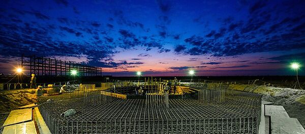 Фоторепортаж с места строительства Кандымского ГПК - Sputnik Узбекистан