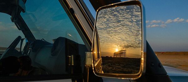 Фоторепортаж с места строительства Кандымского ГПК Фоторепортаж с места строительства Кандымского ГПК - Sputnik Узбекистан