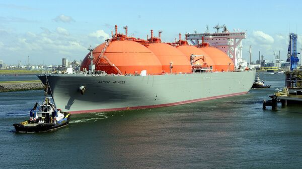 Gazovыy super tanker - Sputnik Oʻzbekiston