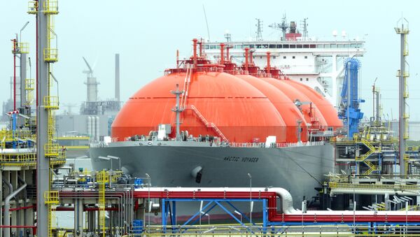 Газовый супер танкер - Sputnik Узбекистан