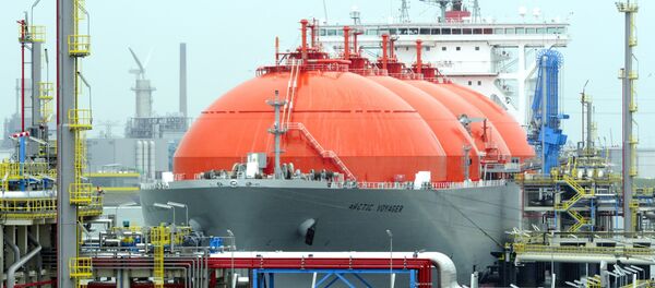 Газовый супер танкер - Sputnik Узбекистан