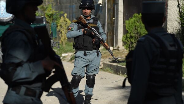 Афганские полицейские в Кабуле. - Sputnik Ўзбекистон