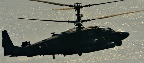 Вертолет Ка-52 Аллигатор, архивное фото Вертолет Ка-52 Аллигатор, архивное фото - Sputnik Узбекистан