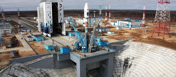 Строительство космодрома Восточный - Sputnik Узбекистан