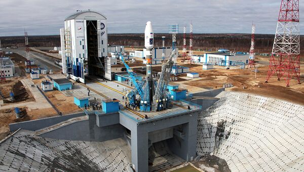 Строительство космодрома Восточный - Sputnik Узбекистан