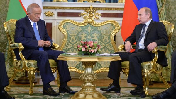 Президент РФ В. Путин проводит переговоры с президентом Узбекистана И. Каримовым - Sputnik Узбекистан