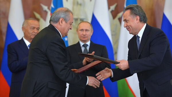 Подписание документов между Узбекистаном и Россией - Sputnik Ўзбекистон