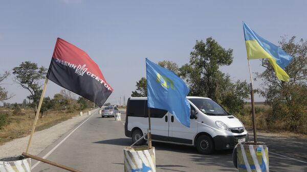 Ситуация на границе Украины и Крыма - Sputnik Узбекистан
