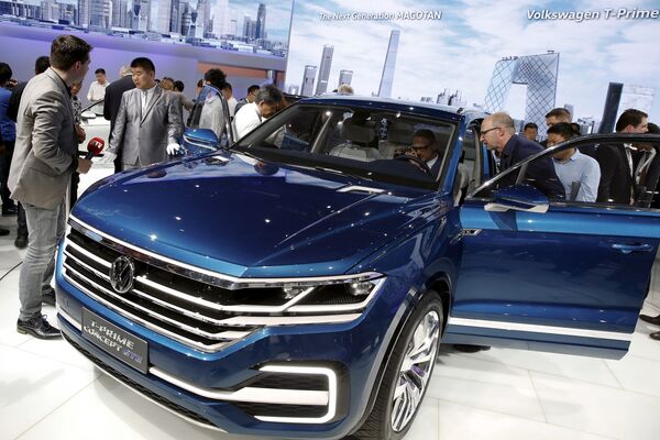 Volkswagen's T-Prime Concept GTE hybrid SUV - Sputnik Узбекистан