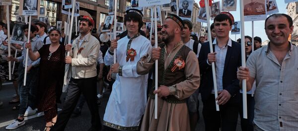 Акция Бессмертный полк - Sputnik Узбекистан