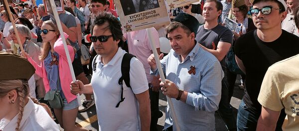 Ўлмас полк акцияси Ўлмас полк акцияси - Sputnik Ўзбекистон