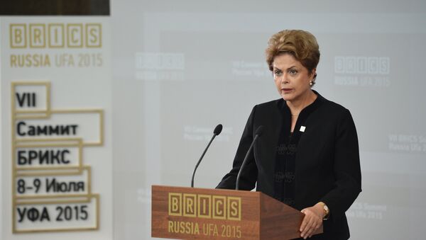 Президент Федеративной Республики Бразилия Дилма Роуссефф. - Sputnik Узбекистан