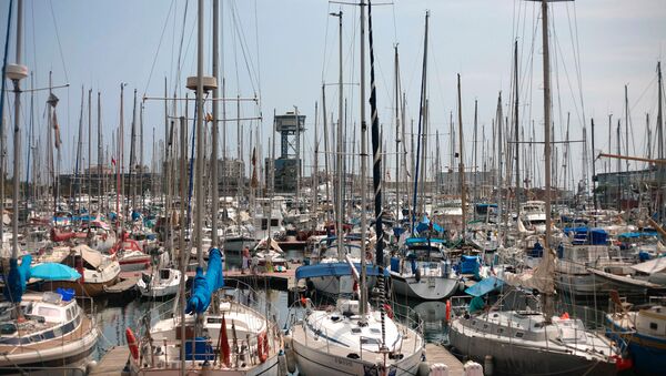 Гавань для яхт в портовом районе Барселоны, Испания - Sputnik Узбекистан