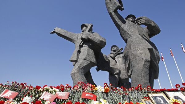 Празднование 9 мая в Риге - Sputnik Узбекистан