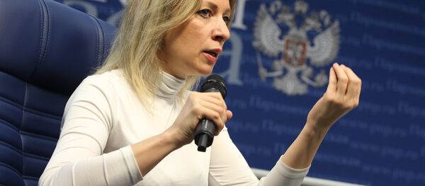 Россия ТИВ расмий вакили Мария Захарова Россия ТИВ расмий вакили Мария Захарова - Sputnik Ўзбекистон