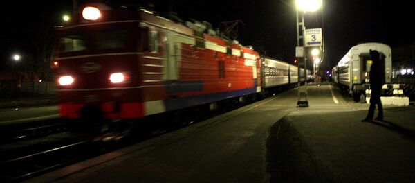 Поезд на вокзале - Sputnik Узбекистан