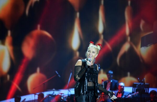 Лайма Вайкуле на музыкальном фестивале Песня года 2014 Лайма Вайкуле на музыкальном фестивале Песня года 2014 - Sputnik Узбекистан