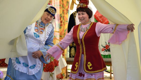 Праздник Сабантуй в городах России - Sputnik Узбекистан