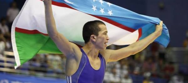 Борец греко-римского стиля Ильхом Бахромов - Sputnik Узбекистан