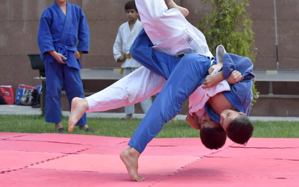 Соревнования борцов на празднике Олимпийский день в Ташкенте - Sputnik Узбекистан