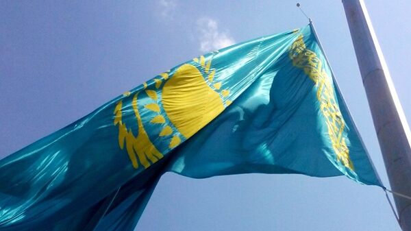 Флаг республики Казахстан - Sputnik Ўзбекистон