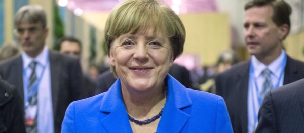 Федеральный канцлер Германии Ангела Меркель на всемирной конференции ООН по климату Федеральный канцлер Германии Ангела Меркель на всемирной конференции ООН по климату - Sputnik Узбекистан