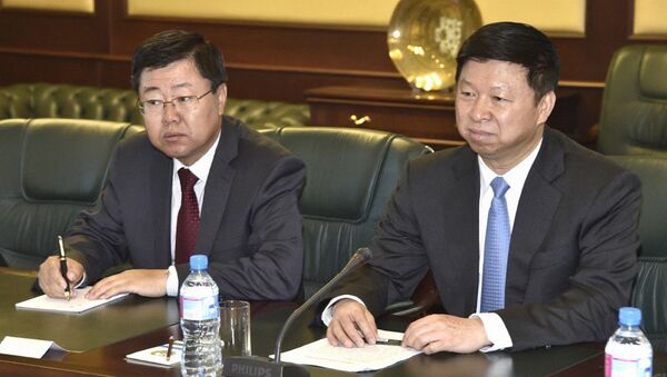 Делегация Центрального Комитета Коммунистической партии Китая во главе с начальником Отдела внешних связей Сун Тао - Sputnik Узбекистан