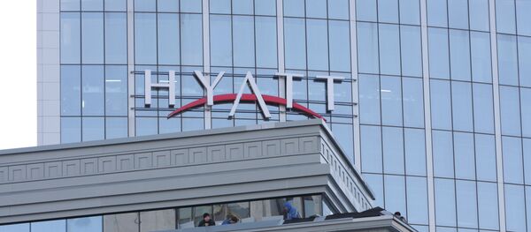 Открытие пятизвездочного гостиничного комплекса Hyatt Regency Ekaterinburg - первого объекта к саммиту ШОС в Екатеринбурге Открытие пятизвездочного гостиничного комплекса Hyatt Regency Ekaterinburg - первого объекта к саммиту ШОС в Екатеринбурге - Sputnik Ўзбекистон