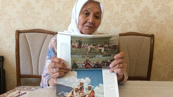 Пожилая жительница Астаны Фазила Жаналтай - Sputnik Узбекистан