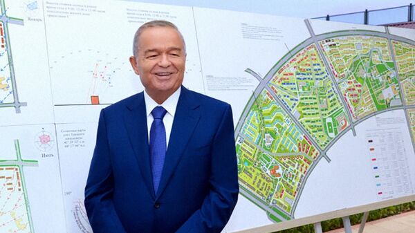 Ислам Каримов посетил новую улицу Ташкента - Sputnik Узбекистан
