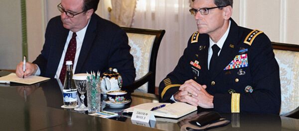 Командующий Центральным командованием Вооруженных сил США Джозеф Леонард Вотел Командующий Центральным командованием Вооруженных сил США Джозеф Леонард Вотел - Sputnik Узбекистан