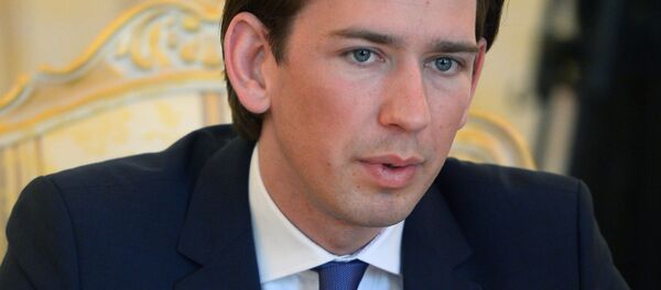 Министр иностранных дел Австрии Себастьян Курц Министр иностранных дел Австрии Себастьян Курц - Sputnik Узбекистан