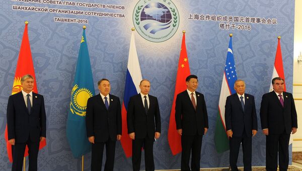 Главы государств стран ШОС на саммите в Ташкенте - Sputnik Узбекистан