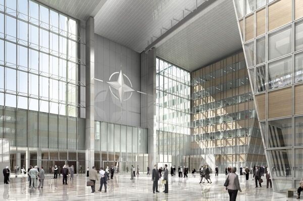 Проект штаб-квартиры НАТО в Брюсселе Проект штаб-квартиры НАТО в Брюсселе - Sputnik Узбекистан