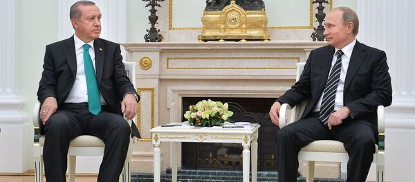 Президент РФ В.Путин и президент Турции Р.Эрдоганом Президент РФ В.Путин и президент Турции Р.Эрдоганом - Sputnik Узбекистан