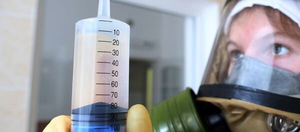 Отработка действий на случай поступления больных. Отработка действий на случай поступления больных. - Sputnik Ўзбекистон