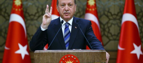 Президент Турции Реджеп Тайип Эрдоган. - Sputnik Ўзбекистон