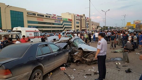 ДТП в Караганде, в котором пострадали пятеро граждан Узбекистана - Sputnik Узбекистан
