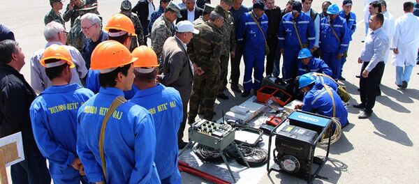 Совместное командно-штабное учение МЧС - Sputnik Узбекистан