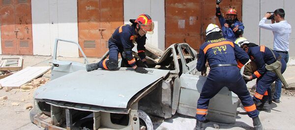 Совместное командно-штабное учение МЧС Совместное командно-штабное учение МЧС - Sputnik Ўзбекистон