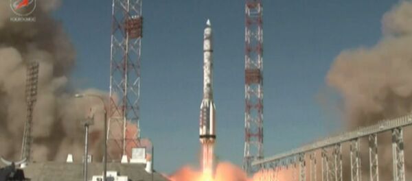 Протон-М с британским спутником успешно стартовал с Байконура. Кадры запуска Протон-М с британским спутником успешно стартовал с Байконура. Кадры запуска - Sputnik Узбекистан