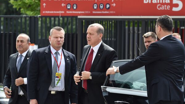 Turkiya prezidenti Rajab Toyib Erdo‘g‘on - Sputnik O‘zbekiston