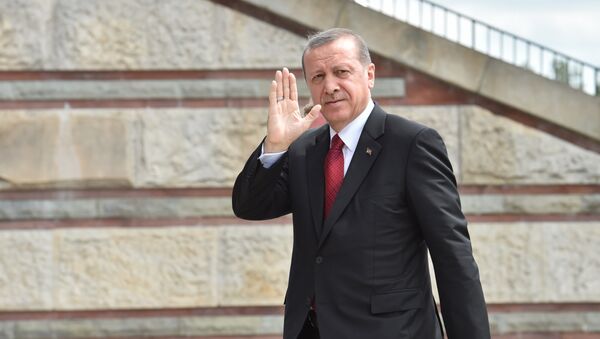 Президент Турции Реджеп Тайип Эрдоган - Sputnik Узбекистан