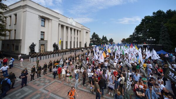 Протестные акции в Киеве - Sputnik Узбекистан