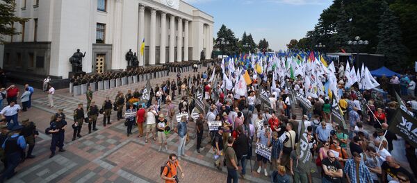 Протестные акции в Киеве - Sputnik Узбекистан