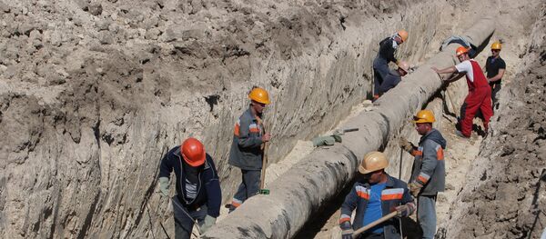 Подготовка газопровода к зимнему сезону Подготовка газопровода к зимнему сезону - Sputnik Ўзбекистон