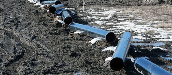 Газ узатиш қувури қурилиш ишлари. Газ узатиш қувури қурилиш ишлари. - Sputnik Ўзбекистон